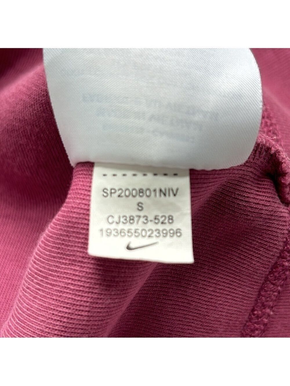 Nike Sportswear Tech Fleece Dress Berry Purple Size Small - Picture 7 of 15